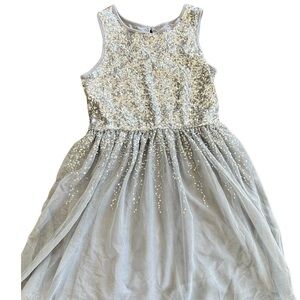 GAP Glittering Silver Kids Dress